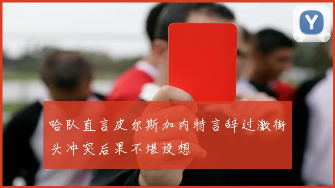 哈队直言皮尔斯加内特言辞过激街头冲突后果不堪设想